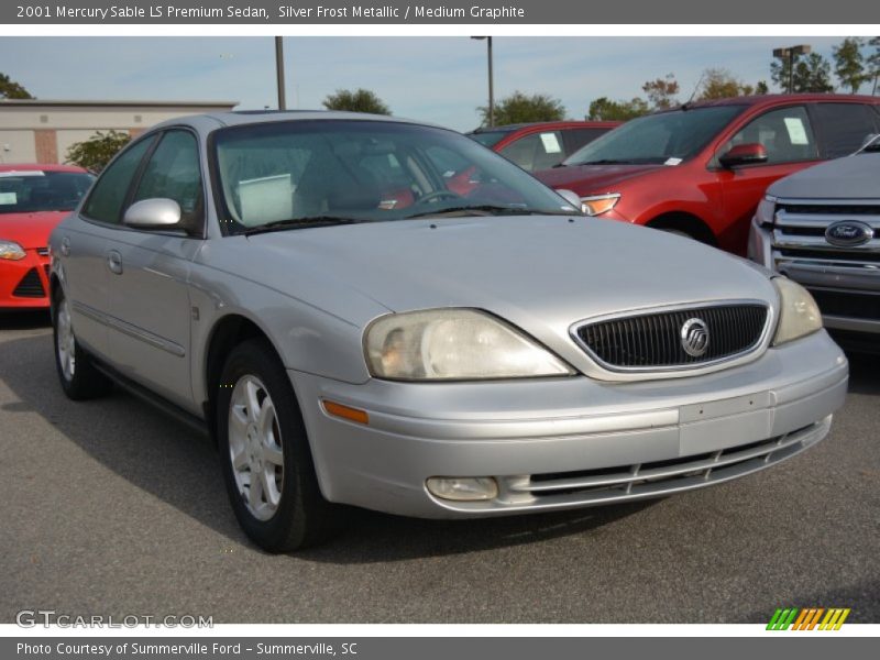 Silver Frost Metallic / Medium Graphite 2001 Mercury Sable LS Premium Sedan