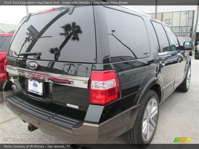 Green Gem Metallic / King Ranch Mesa Brown 2015 Ford Expedition King Ranch 4x4