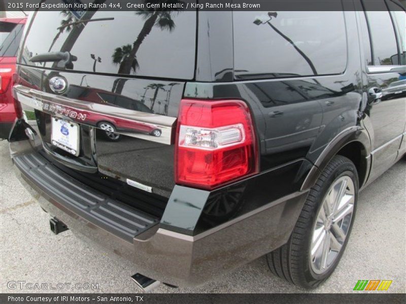 Green Gem Metallic / King Ranch Mesa Brown 2015 Ford Expedition King Ranch 4x4