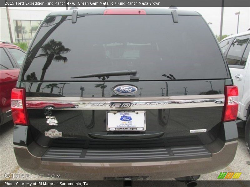 Green Gem Metallic / King Ranch Mesa Brown 2015 Ford Expedition King Ranch 4x4