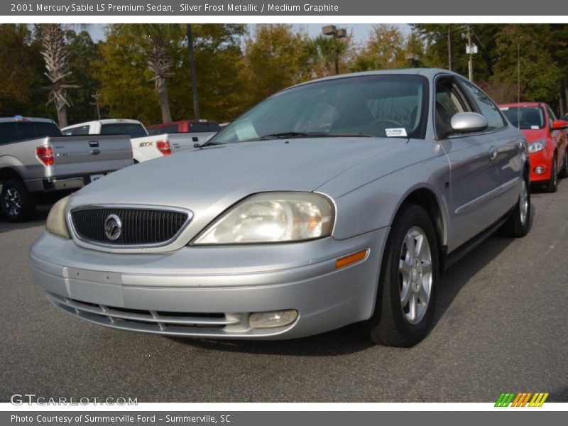 Silver Frost Metallic / Medium Graphite 2001 Mercury Sable LS Premium Sedan