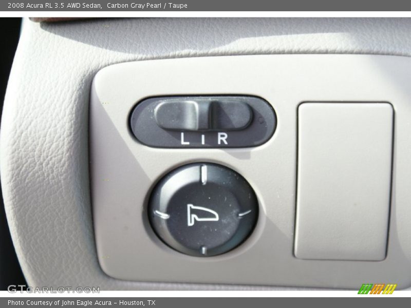 Carbon Gray Pearl / Taupe 2008 Acura RL 3.5 AWD Sedan