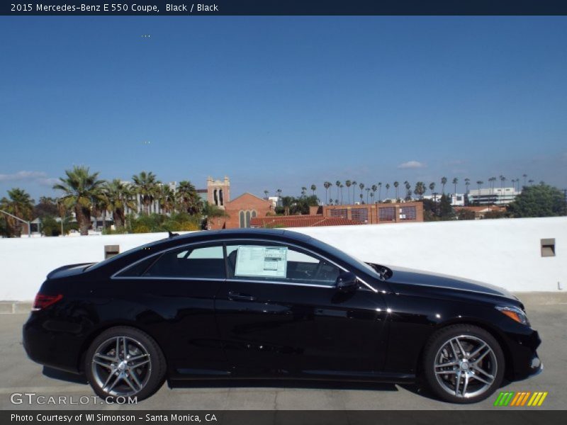 Black / Black 2015 Mercedes-Benz E 550 Coupe