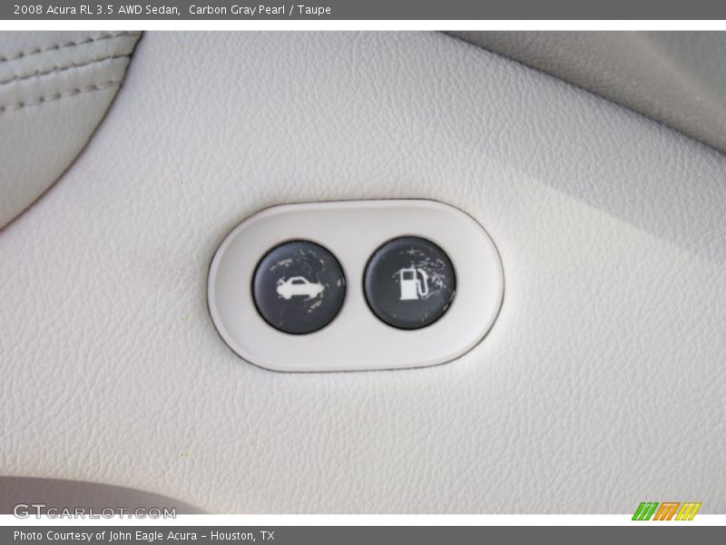 Carbon Gray Pearl / Taupe 2008 Acura RL 3.5 AWD Sedan