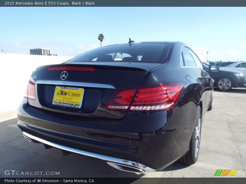 Black / Black 2015 Mercedes-Benz E 550 Coupe