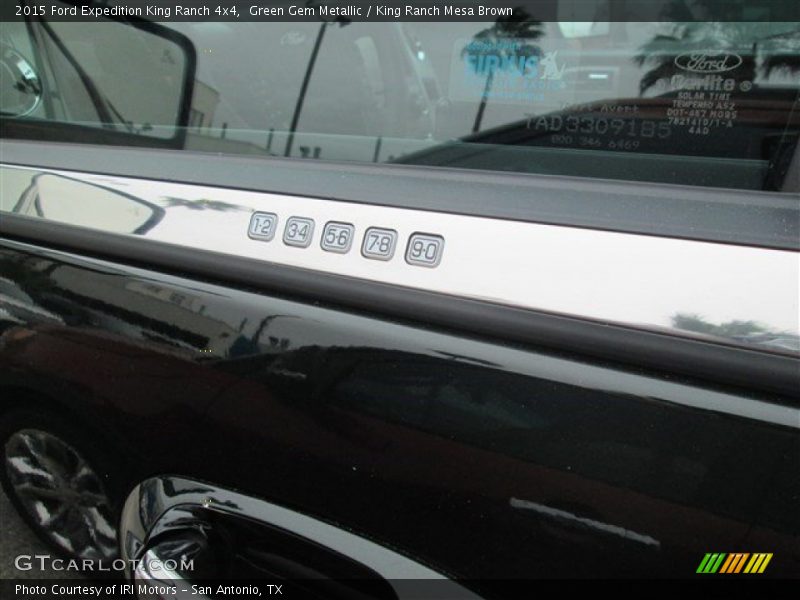 Green Gem Metallic / King Ranch Mesa Brown 2015 Ford Expedition King Ranch 4x4