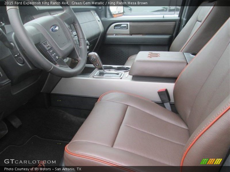 Front Seat of 2015 Expedition King Ranch 4x4