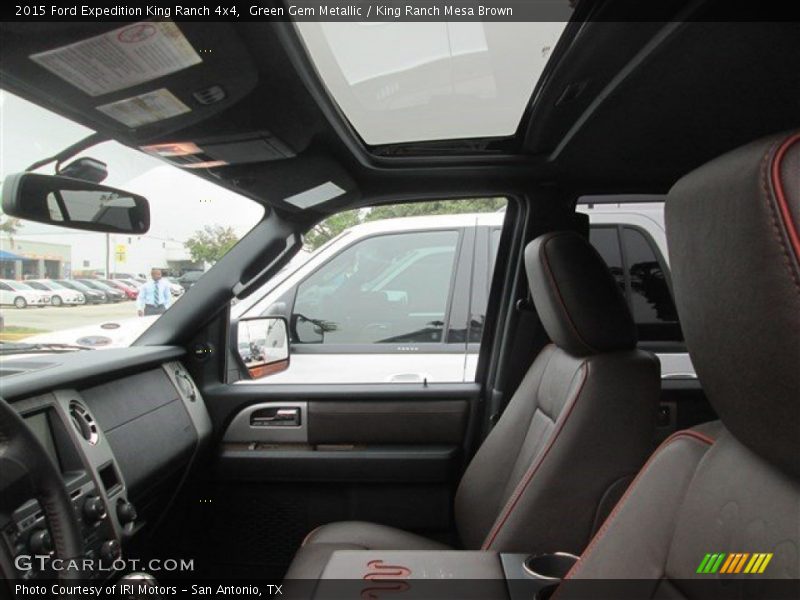 Green Gem Metallic / King Ranch Mesa Brown 2015 Ford Expedition King Ranch 4x4