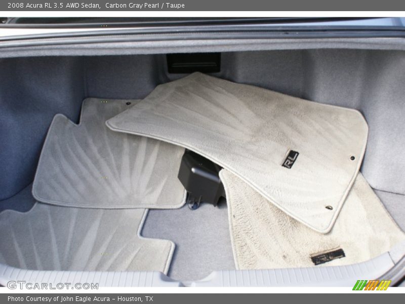 Carbon Gray Pearl / Taupe 2008 Acura RL 3.5 AWD Sedan