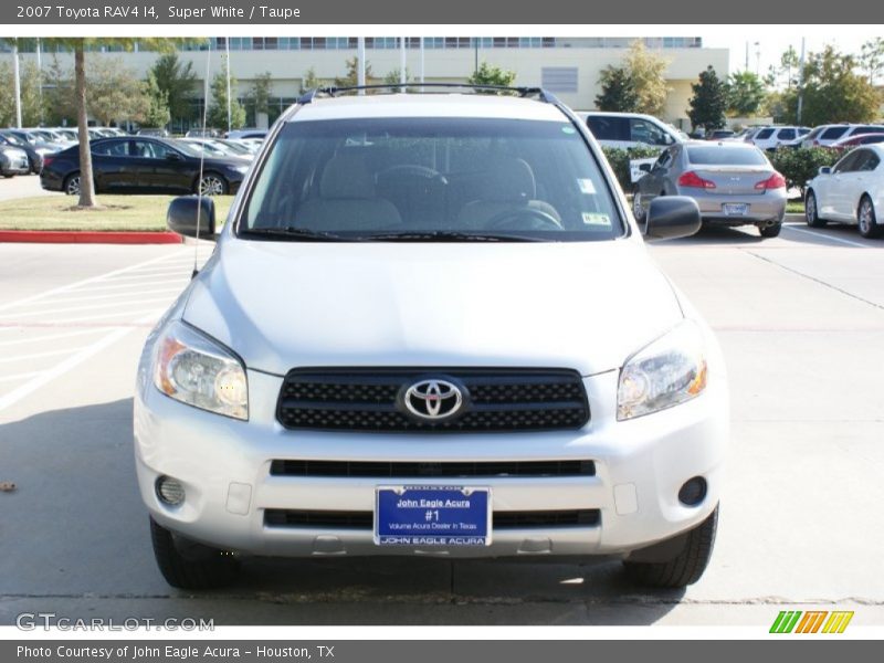 Super White / Taupe 2007 Toyota RAV4 I4
