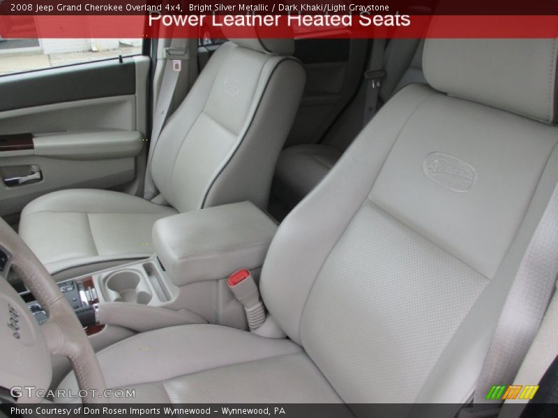Bright Silver Metallic / Dark Khaki/Light Graystone 2008 Jeep Grand Cherokee Overland 4x4