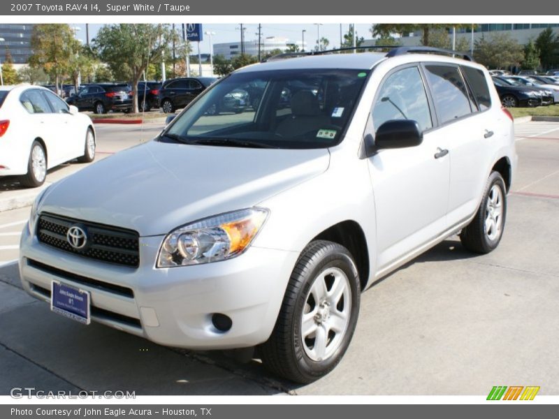 Super White / Taupe 2007 Toyota RAV4 I4
