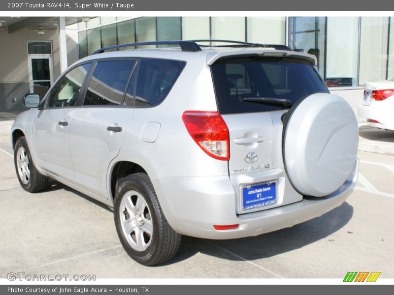 Super White / Taupe 2007 Toyota RAV4 I4