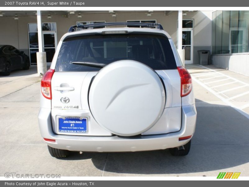 Super White / Taupe 2007 Toyota RAV4 I4