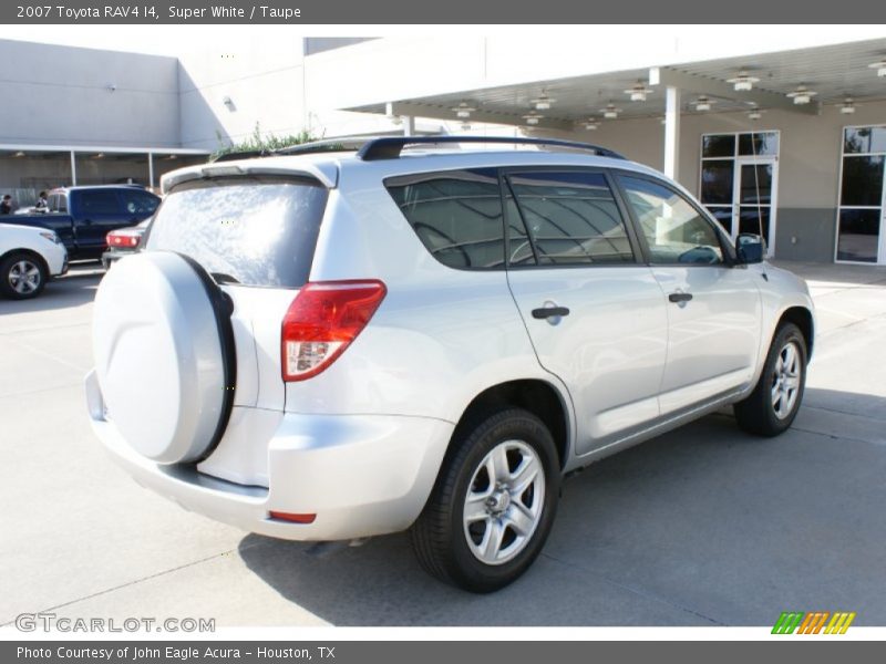 Super White / Taupe 2007 Toyota RAV4 I4
