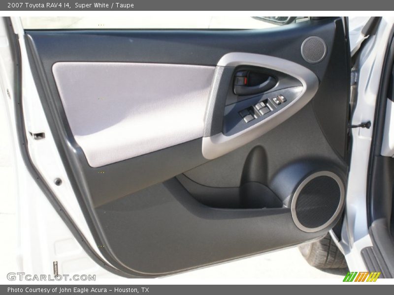 Super White / Taupe 2007 Toyota RAV4 I4