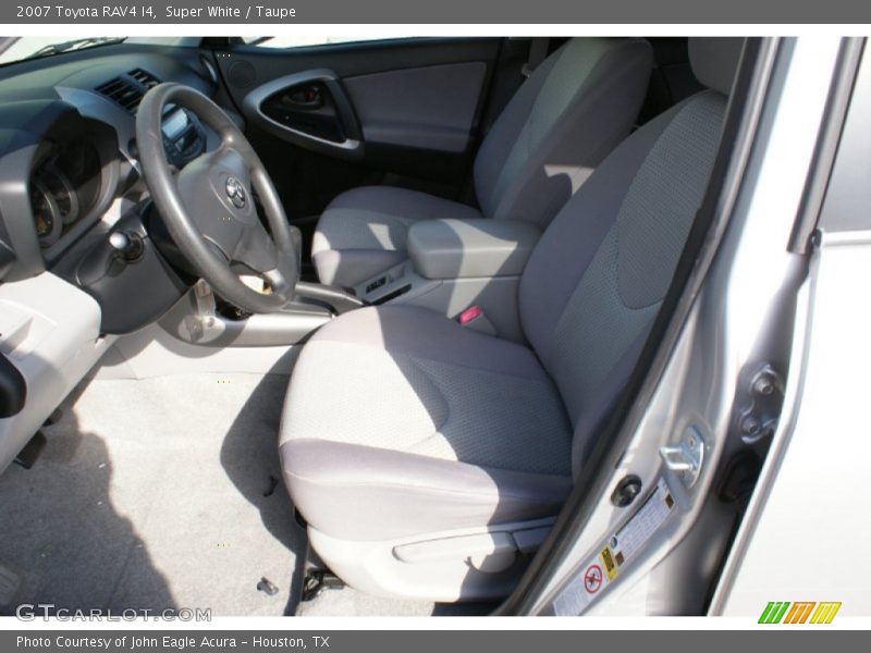 Super White / Taupe 2007 Toyota RAV4 I4