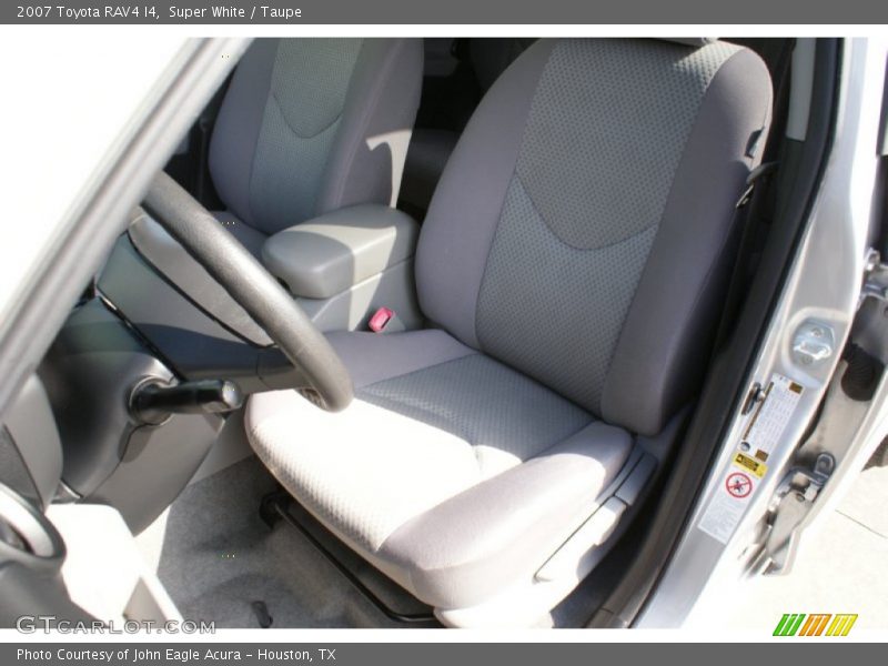 Super White / Taupe 2007 Toyota RAV4 I4