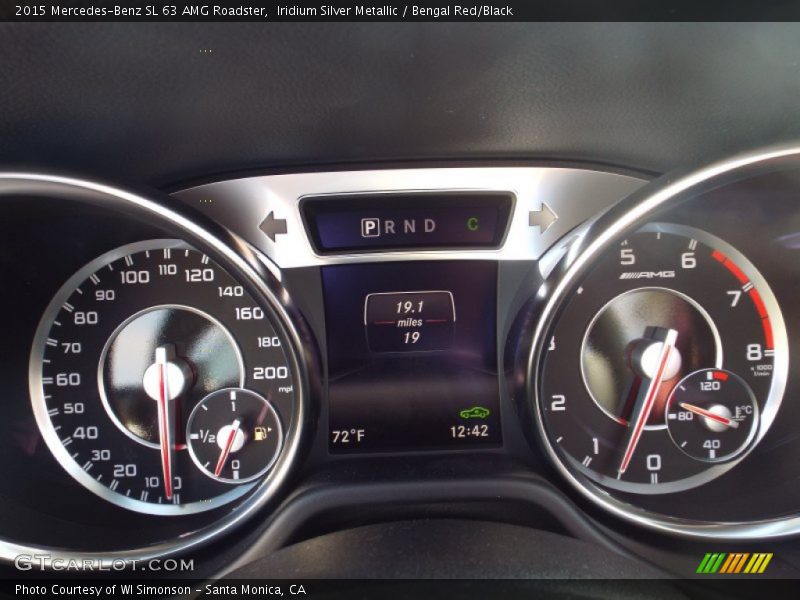  2015 SL 63 AMG Roadster 63 AMG Roadster Gauges