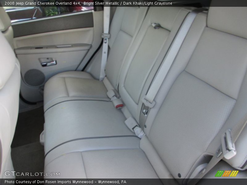 Bright Silver Metallic / Dark Khaki/Light Graystone 2008 Jeep Grand Cherokee Overland 4x4