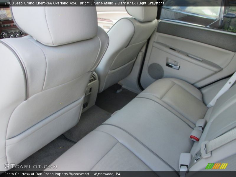 Bright Silver Metallic / Dark Khaki/Light Graystone 2008 Jeep Grand Cherokee Overland 4x4