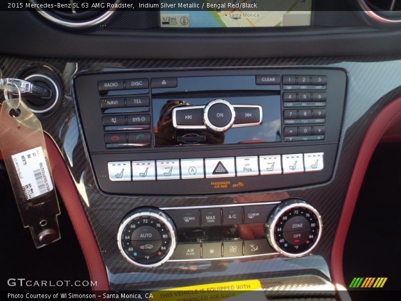 Controls of 2015 SL 63 AMG Roadster