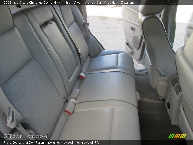 Bright Silver Metallic / Dark Khaki/Light Graystone 2008 Jeep Grand Cherokee Overland 4x4