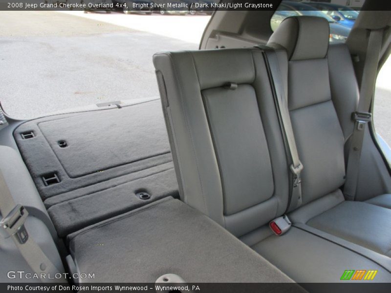 Bright Silver Metallic / Dark Khaki/Light Graystone 2008 Jeep Grand Cherokee Overland 4x4