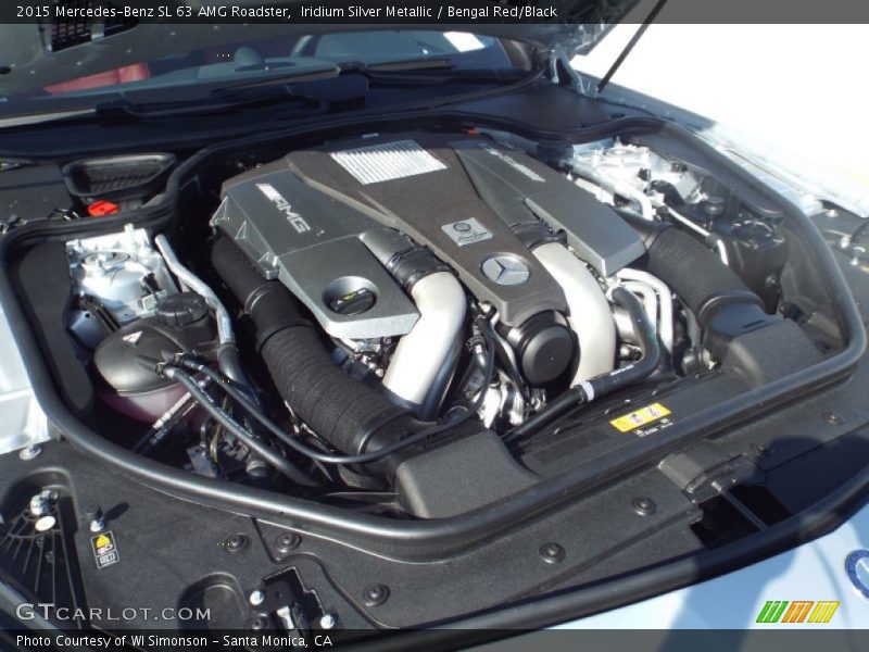  2015 SL 63 AMG Roadster Engine - 5.5 Liter AMG biturbo DOHC 32-Valve V8