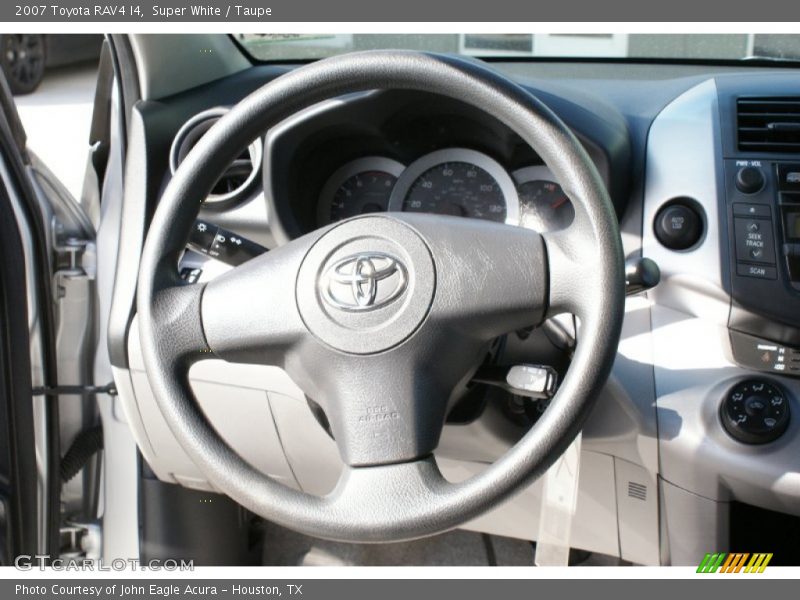 Super White / Taupe 2007 Toyota RAV4 I4