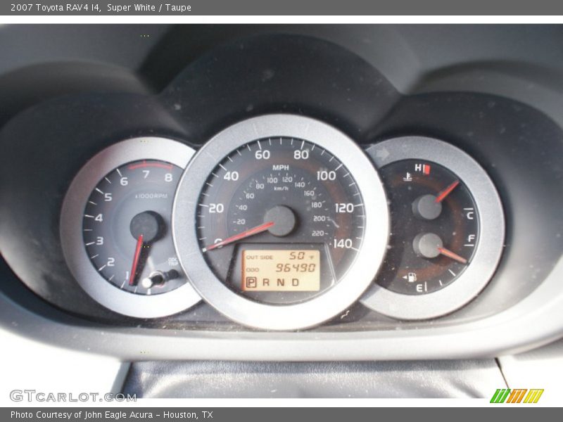 Super White / Taupe 2007 Toyota RAV4 I4
