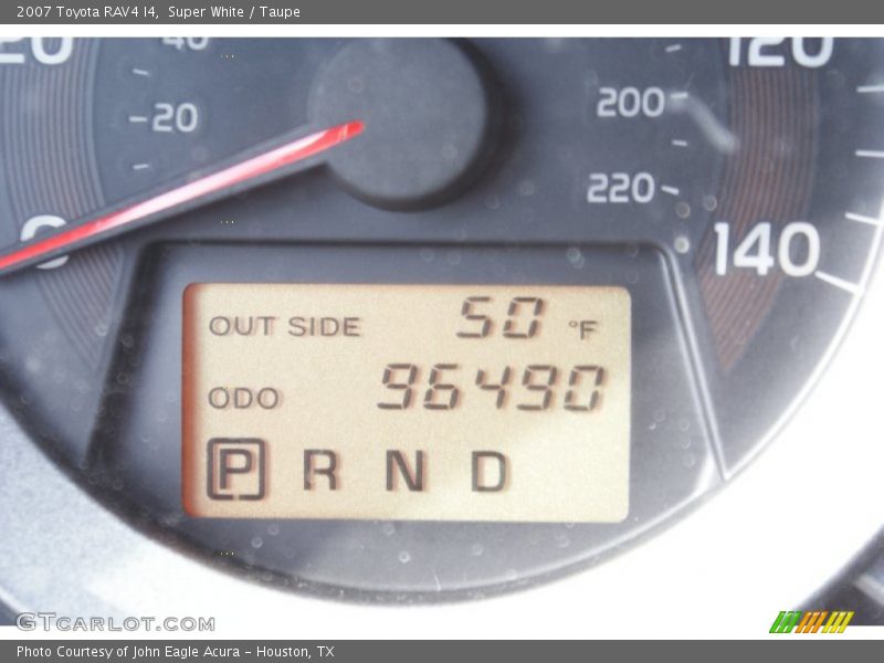 Super White / Taupe 2007 Toyota RAV4 I4