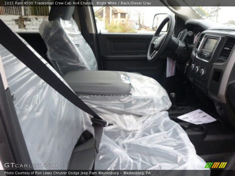 Bright White / Black/Diesel Gray 2015 Ram 4500 Tradesman Crew Cab 4x4 Chassis