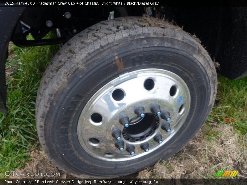 Bright White / Black/Diesel Gray 2015 Ram 4500 Tradesman Crew Cab 4x4 Chassis