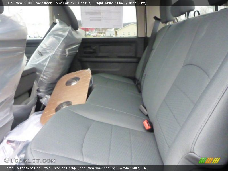 Bright White / Black/Diesel Gray 2015 Ram 4500 Tradesman Crew Cab 4x4 Chassis