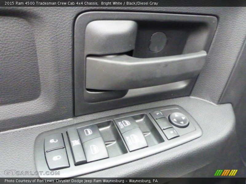 Bright White / Black/Diesel Gray 2015 Ram 4500 Tradesman Crew Cab 4x4 Chassis