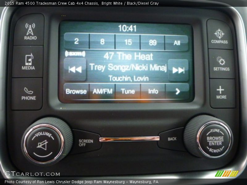 Bright White / Black/Diesel Gray 2015 Ram 4500 Tradesman Crew Cab 4x4 Chassis