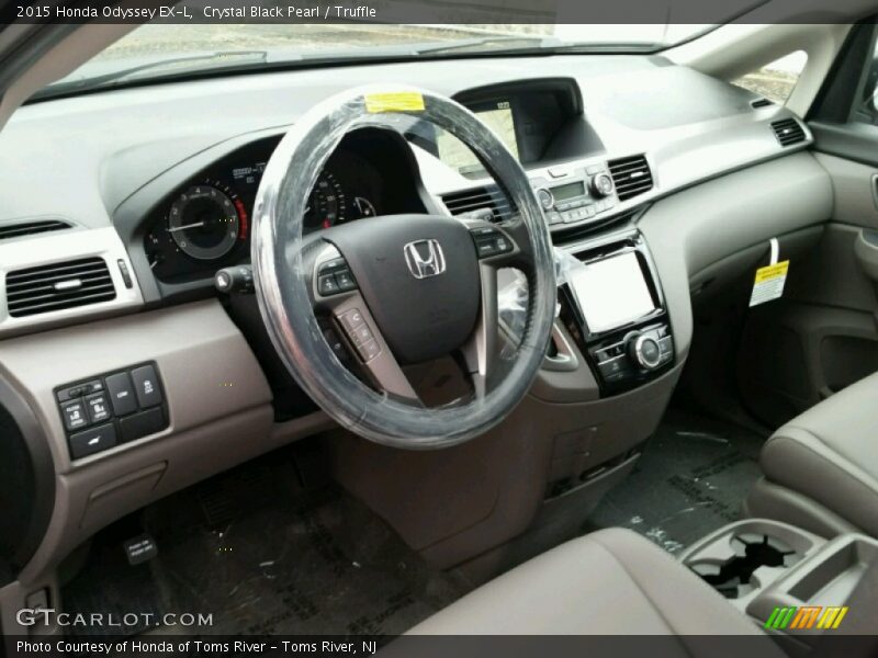 Crystal Black Pearl / Truffle 2015 Honda Odyssey EX-L