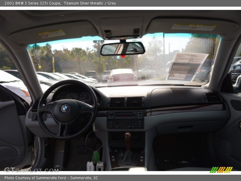Titanium Silver Metallic / Grey 2001 BMW 3 Series 325i Coupe