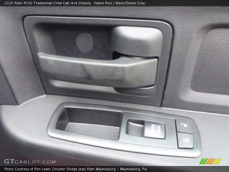 Flame Red / Black/Diesel Gray 2015 Ram 4500 Tradesman Crew Cab 4x4 Chassis