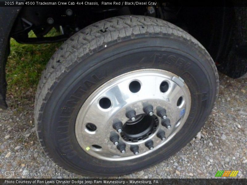  2015 4500 Tradesman Crew Cab 4x4 Chassis Wheel