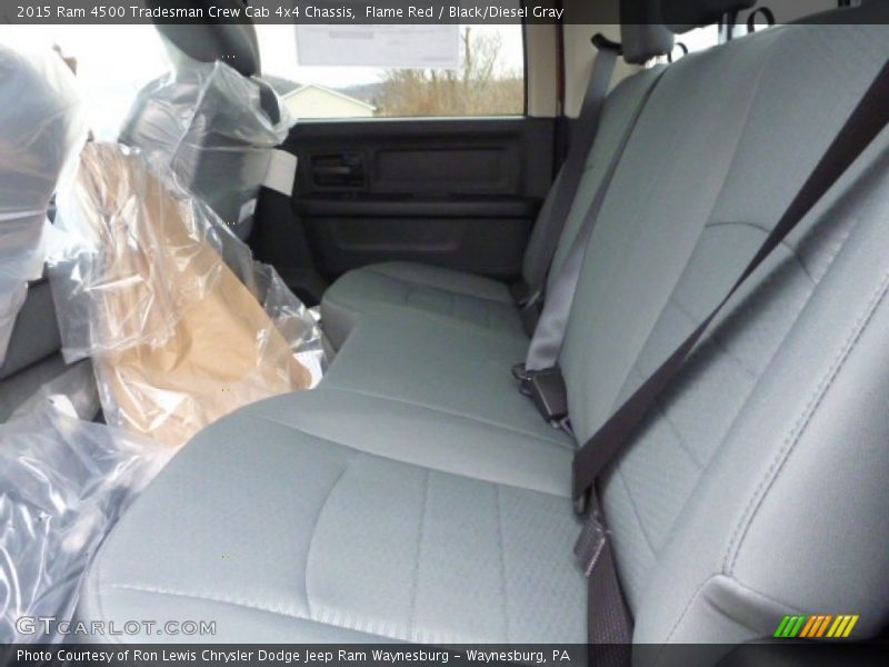 Rear Seat of 2015 4500 Tradesman Crew Cab 4x4 Chassis