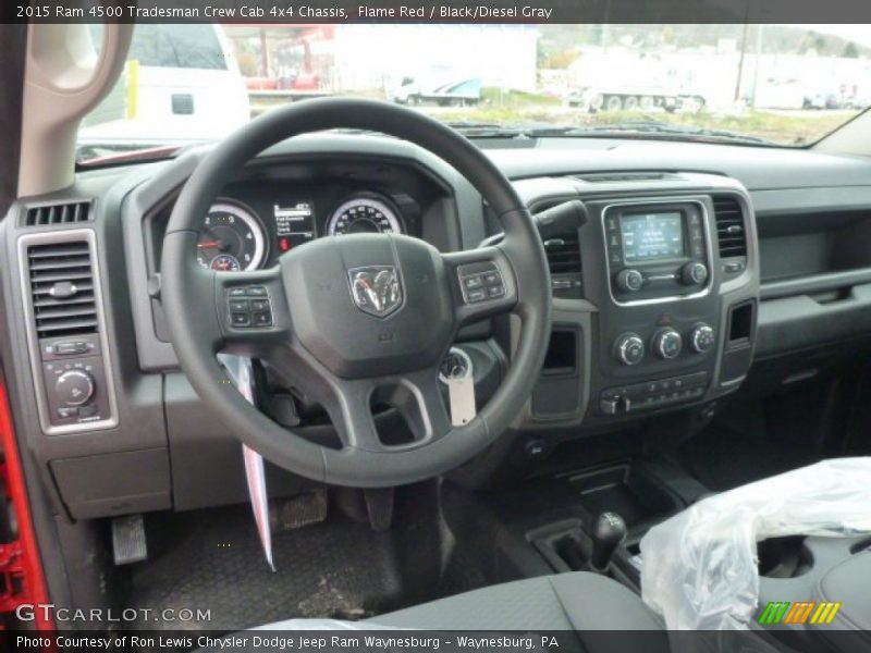 Dashboard of 2015 4500 Tradesman Crew Cab 4x4 Chassis