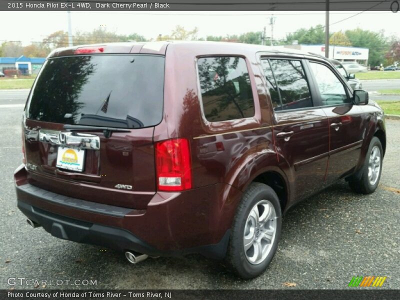 Dark Cherry Pearl / Black 2015 Honda Pilot EX-L 4WD