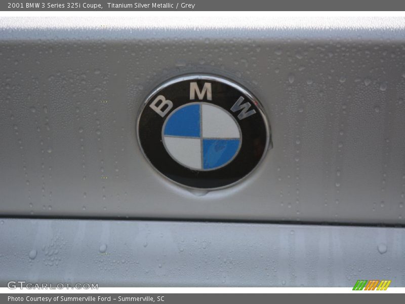 Titanium Silver Metallic / Grey 2001 BMW 3 Series 325i Coupe