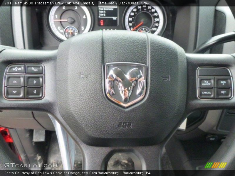  2015 4500 Tradesman Crew Cab 4x4 Chassis Steering Wheel