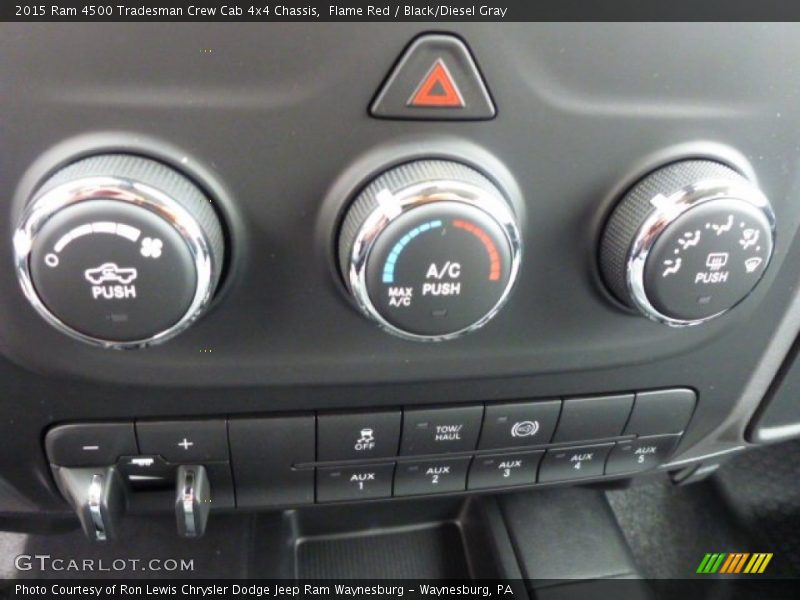 Controls of 2015 4500 Tradesman Crew Cab 4x4 Chassis