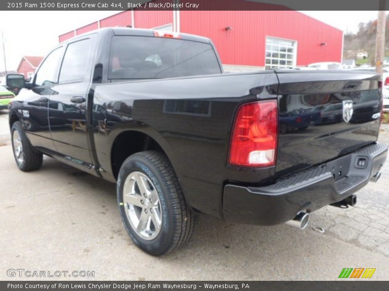 Black / Black/Diesel Gray 2015 Ram 1500 Express Crew Cab 4x4