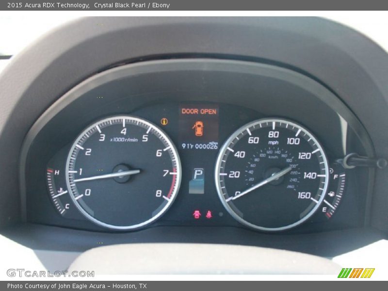 Crystal Black Pearl / Ebony 2015 Acura RDX Technology