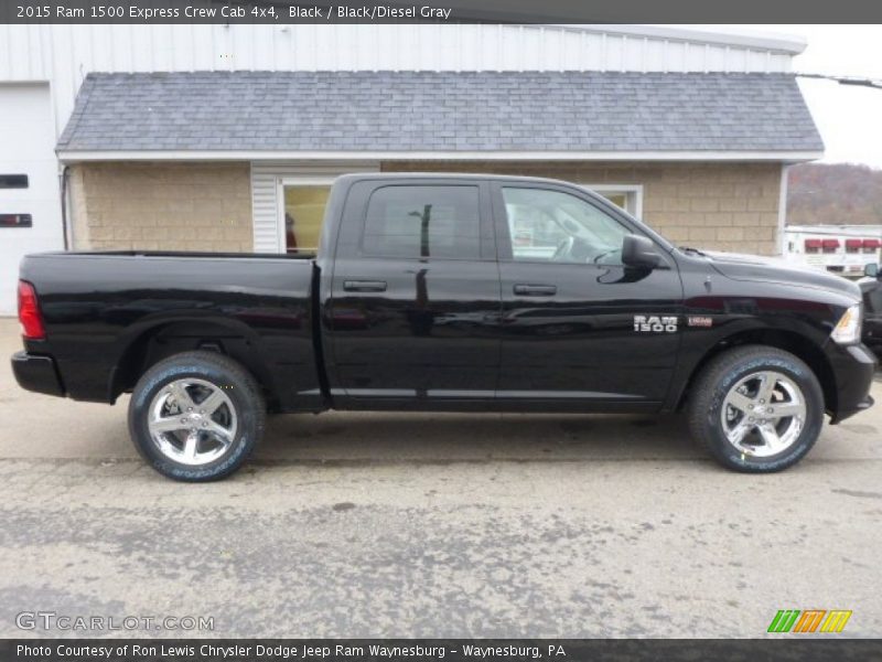 Black / Black/Diesel Gray 2015 Ram 1500 Express Crew Cab 4x4